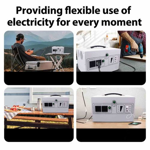 Dernières nouvelles de l'entreprise Comment les centrales électriques portables facilitent la vie: avantages et caractéristiques de sécurité