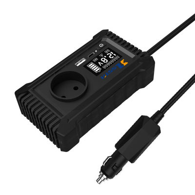 Un bon prix. 12V 220V Mini Dc To Ac GaN PD Fast Charger Converter USA UK EU Socket 150W Pure Sine Wave Electric Car Power Inverter Dual Sockets en ligne