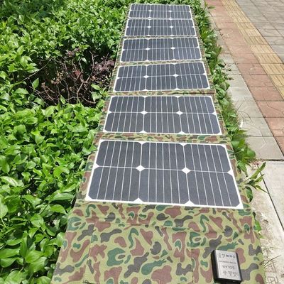 Un bon prix. Panneau solaire pliable portable 120w 100w Panneau solaire pliable pour randonnée en plein air en ligne