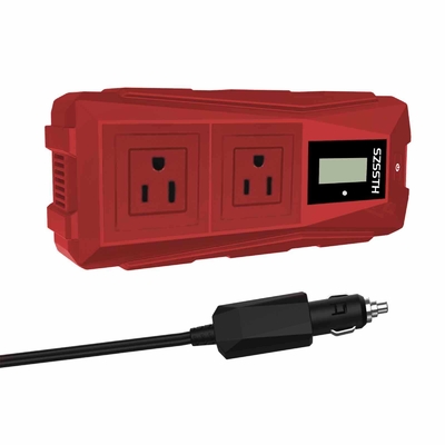 Un bon prix. Protection contre la surcharge du ventilateur de refroidissement silencieux 12V à 110V/220V Inverseur de voiture 300W Courant de sortie 0,91A 220V/110V Inverseurs CC/CA en ligne