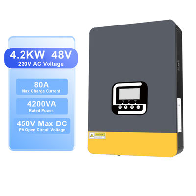 Un bon prix. 4Invertisseur solaire hybride de 24 V de 0,2 kW avec régulateur de charge MPPT en ligne