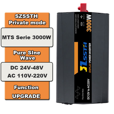 Un bon prix. Invertisseur solaire à ondes sinusoïdes pures hors réseau de 3 kW (12 / 24 / 48 V à 110 / 220 / 230 / 240 V) en ligne