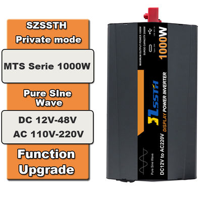 Invertisseur d'onde sinusoïdale pure DC 12V 24V AC 110V 220V 230V avec USB2.4A de type C
