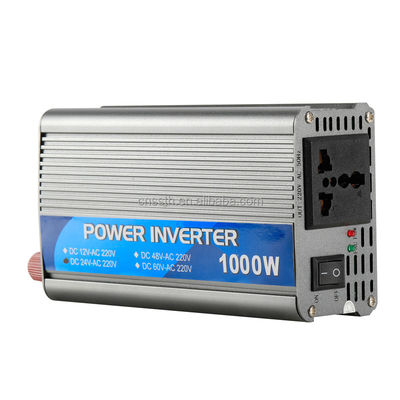 Invertisseur de voiture de 1000W 12V 24V DC 220v 230v 240v hors réseau Invertisseur d'onde sinusoïdale modifié
