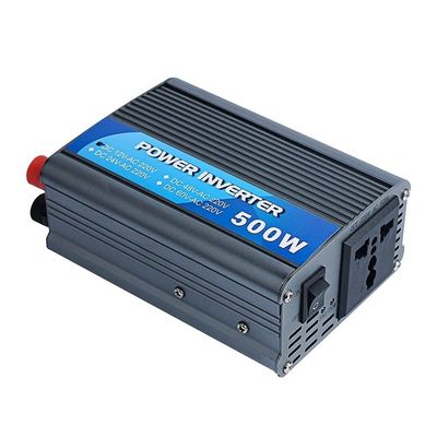 Invertisseurs de puissance à ondes sinusoïdes modifiées de 500w de 12v DC à 220v AC Convertisseur à sortie unique