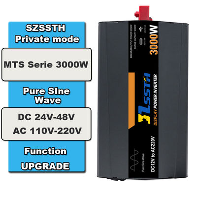 Off Grid Pure Inverteur de puissance de l' onde sinusoïdale 3KW prise personnalisée 50Hz 60Hz