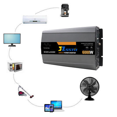 Invertisseur de puissance de l'onde sinusoïdale pure 5000W 6000W 12V 24V 48V à 110V 220V 230V