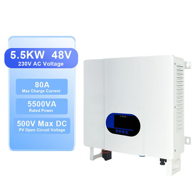 5Chargeur d'onduleur hybride solaire 24V 48V DC à 220V AC