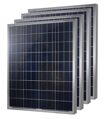 100w 200w panneau solaire en verre d'aluminium à cellules poly Off The Grid Panneau solaire sur la grille