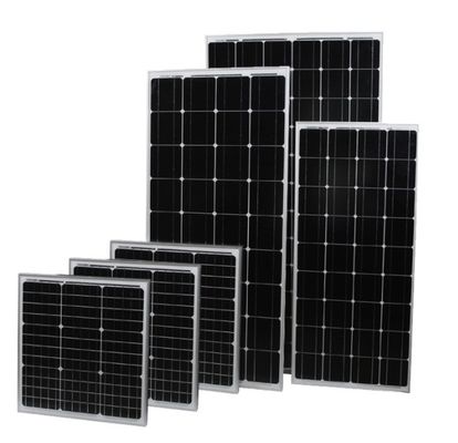 18V 24V 36V 48V Panneau solaire en verre d'aluminium 100w Panneau solaire rigide Haute performance