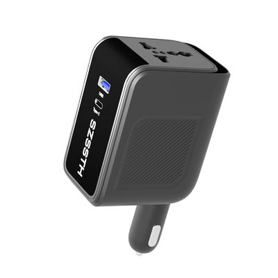 Lightweight 150W 12V 220V Car Plug Power Inverter Converter Charger with USB Port Output and 2000MAH Output Current