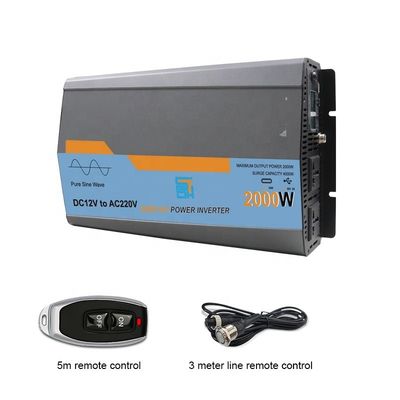 2kw 2000W Chargeur à onde sinusoïdale pure Inverteur haute tension Coupe de portée 14,8V/31V