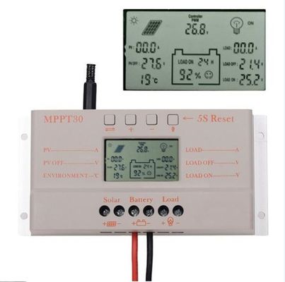 12V/24V 30 Amp MPPT Contrôleur de charge solaire 380w Pour le contrôle du système solaire
