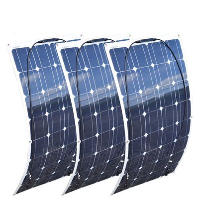 Panneau solaire monocristallin de 100 W Panneaux photovoltaïques flexibles Résistance à la température