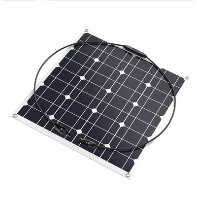 Panneau solaire à faible puissance de 12 v 50w Panneau solaire monocristallin semi-flexible