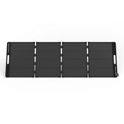 Panneaux solaires pliables noirs de 280W pour le camping portable et l'alimentation électrique extérieure