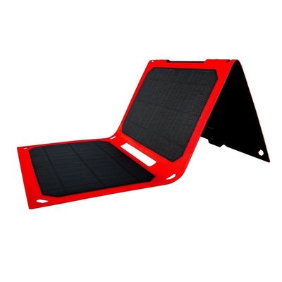 18 W portable mini panneaux solaires étanches double chargeur USB pour les activités de plein air
