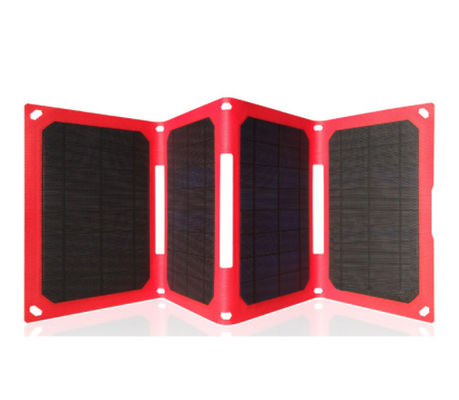 Panneau solaire portable IPX5 étanche à l'eau 28w Super Slim ETFE chargeur solaire USB