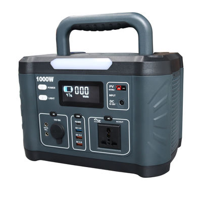 Station électrique portable à onde sinusoïdale pure 799.2wh / 1000 Watt Générateur solaire OEM