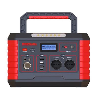 OEM 1000 Watt centrale électrique portable TYPE-C Sortie QC3.0 18W Pour une charge rapide