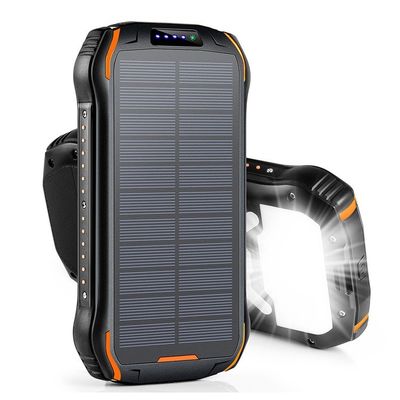 Banque d'énergie solaire portable de 26800 mAh avec fonction sans fil IPX7 étanche