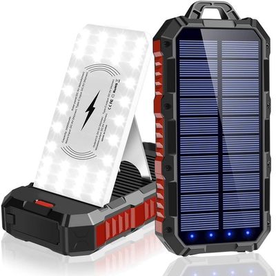 Système solaire Banque d'énergie du panneau solaire Chargeur de téléphone 5000mAh 100000mAh Matériau ABS