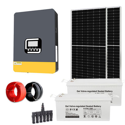 Un bon prix. 5 kW hors réseau Systèmes solaires hybrides pour la maison 5000w Kit de panneaux solaires en ligne