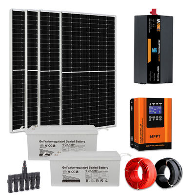 50Hz/60Hz 3000W Système de panneaux solaires à domicile hors réseau Système d'énergie solaire à inverseur 3kw