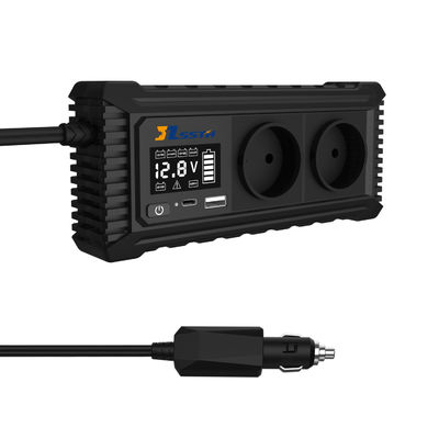 Invertisseur de puissance de voiture à onde sinusoïdale pure de 200W 12V CC à 110V 220V AC avec une puissance disponible de 92% et une fréquence de sortie de 50Hz