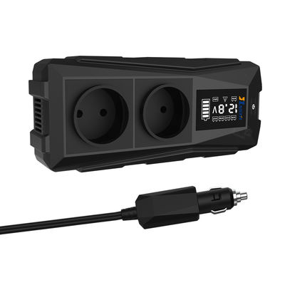 Petit onduleur de 12V à 110V 220V pour voiture avec puissance nominale USB de type C de 300W ondes sinus modifiées