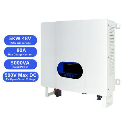 Max Pv Voltage 450V 5Kva 48V MPPT Contrôleur de charge solaire Inverseur hybride -35C 45C pour une gestion optimale de l'énergie solaire