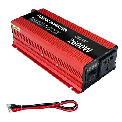 1300W 2600W 12V 24V 48V 60V Pure Invertisseur de puissance à onde sinusoïdale Protection contre les surcharges et réseau SDK