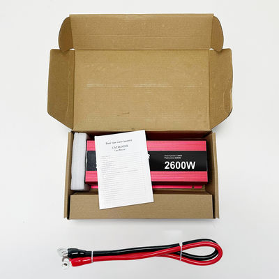 28.9CM*11.1CM*5.88CM 2600W 12V 24V 48V 60V CC à AC hors réseau Inverseur de puissance pour une performance durable du réseau SDK