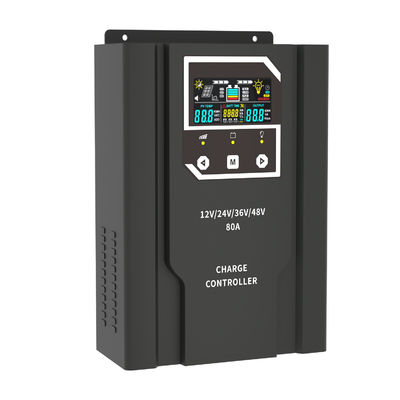 80A MPPT régulateur de panneau solaire écran LCD régulateur de charge de batterie solaire