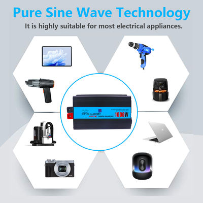 Un bon prix. Onduleurs à onde sinusoïdale pure haute puissance 110V/220V Conversion à partir de 12V/24V/48V pour un courant de sortie optimal et une taille compacte en ligne
