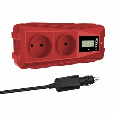 Un bon prix. Onduleur de voiture à onde sinusoïdale pure 300W 12V, deux prises secteur, 2 ports USB pour ordinateurs portables/appareils 167*87*44mm USB A Type C 5V/3A en ligne