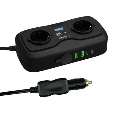 Un bon prix. 200W Pure Sine Wave Car Power Inverter | 12V DC to 220V AC Converter with Socket and USB Port en ligne